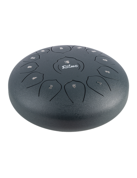 TONGUE DRUM DE 12” UPGRADED PREMIUM LOTUS SERIE 13 NOTAS AZUL