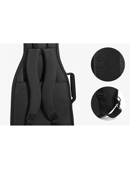 FUNDA REAL MISSION ACÚSTICA NEGRO