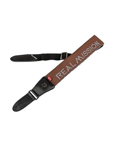 CORREA REAL MISSION ACOLCHADA MARRÓN