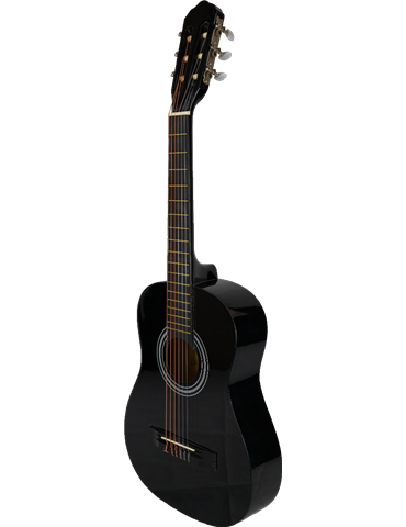 GUITARRA CLÁSICA ROCIO C6BK (1/4) CADETE 75 CMS NEGRA