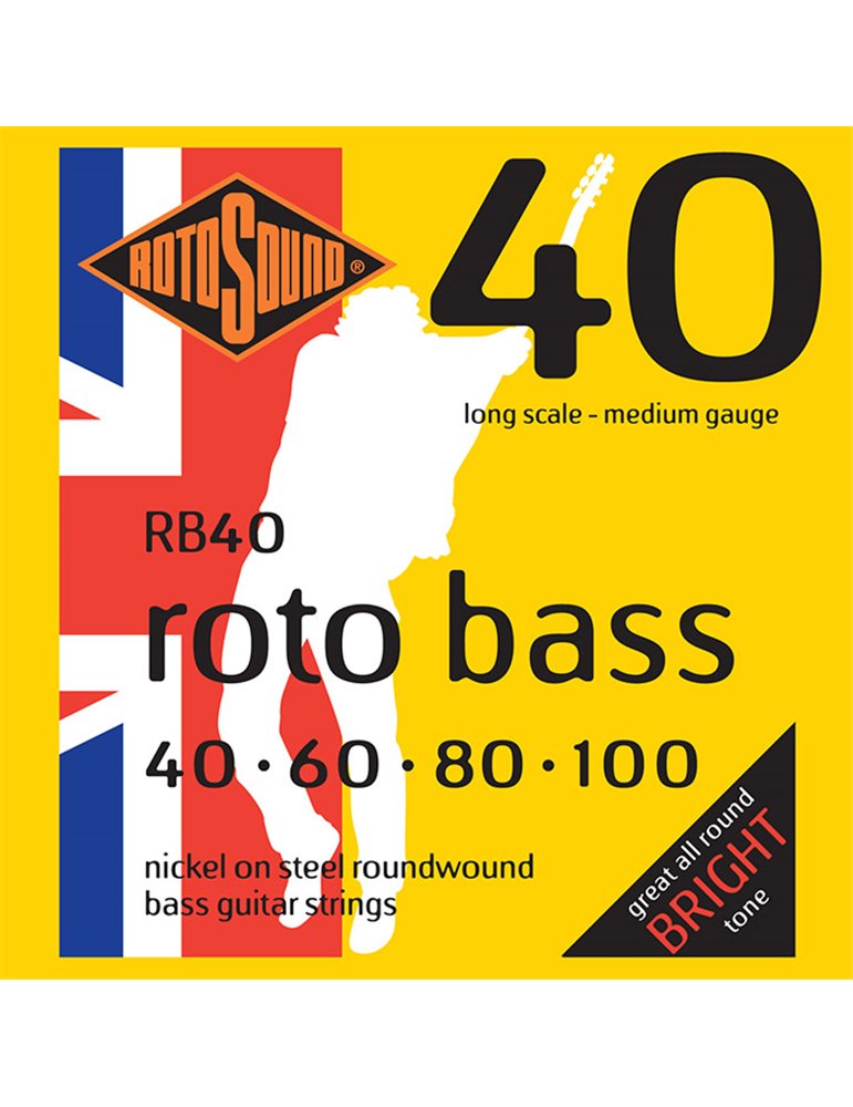 JUEGO DE CUERDAS ROTOSOUND PARA BAJO 40-100