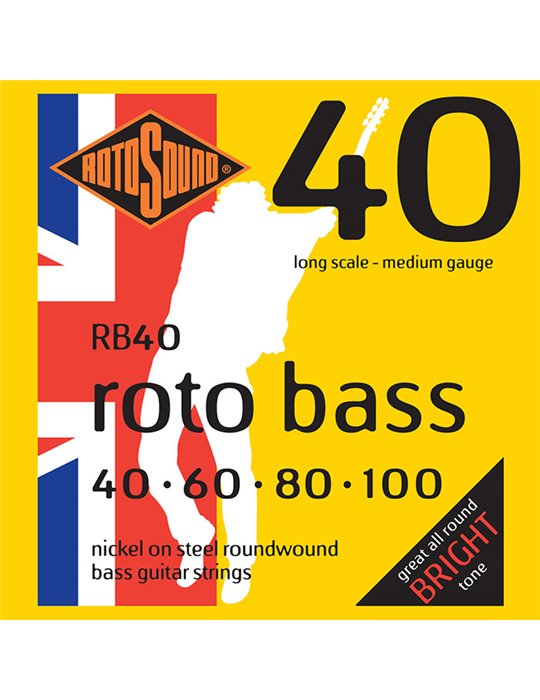 JUEGO DE CUERDAS ROTOSOUND PARA BAJO 40-100