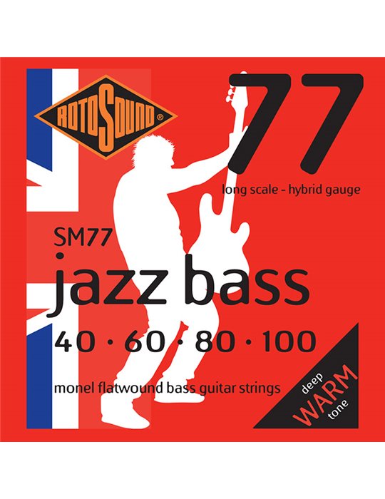 JUEGO DE CUERDAS ROTOSOUND PARA BAJO ELÉCTRICO 40-100
