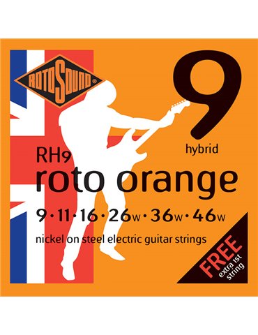 JUEGO DE CUERDAS PARA GUITARRA ELÉCTRICA ROTOSOUND RH9