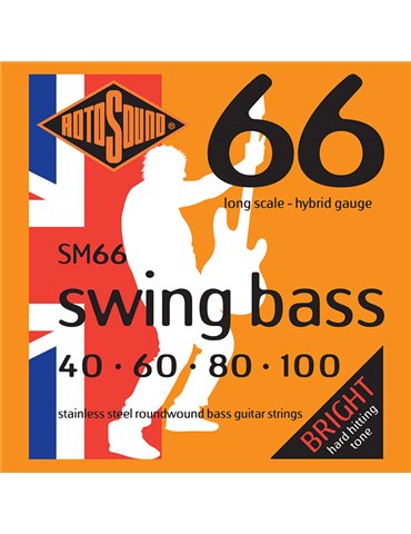 JUEGO DE CUERDAS PARA BAJO ROTOSOUND SWING BASS SM66