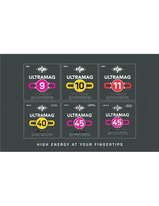 JUEGO DE CUERDAS ROTOSOUND ULTRAMAG PARA GUITARRA ELÉCTRICA UM10