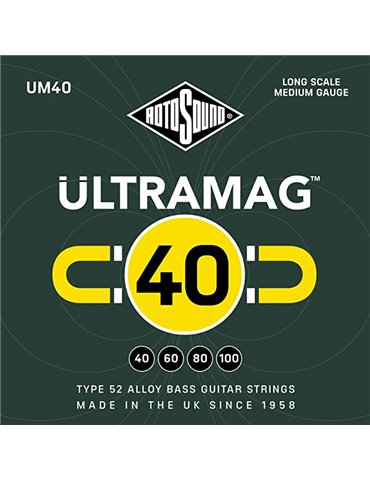 JUEGO DE CUERDAS ROTOSOUND ULTRAMAG PARA BAJO UM40