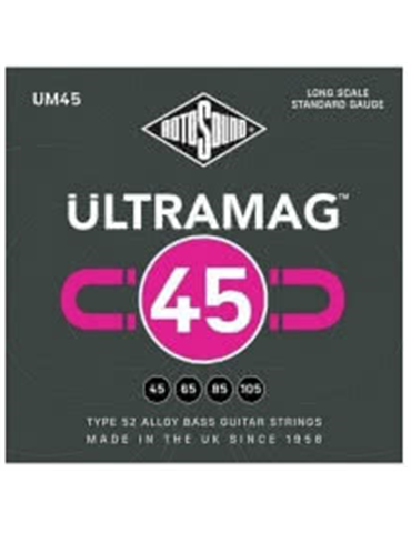 JUEGO DE CUERDAS ROTOSOUND ULTRAMAG PARA BAJO UM45