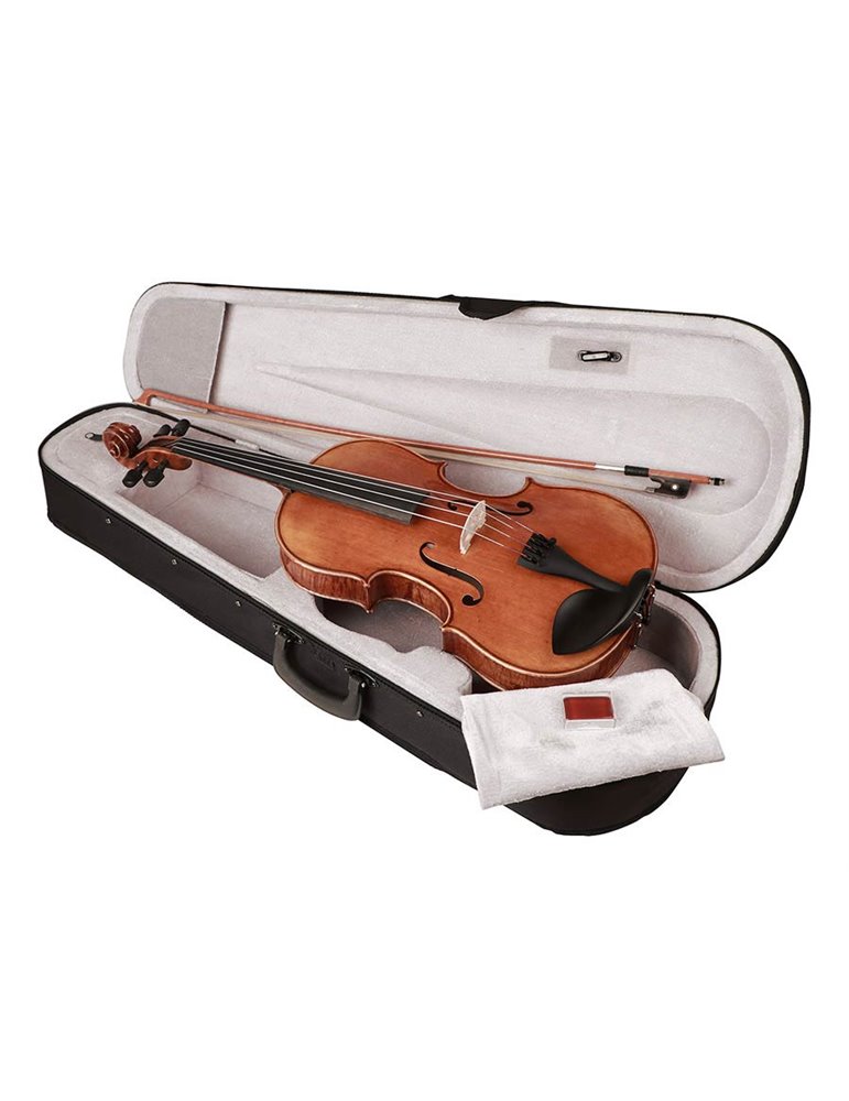 Viola Rudolph 15.5 arce flameado con estuche