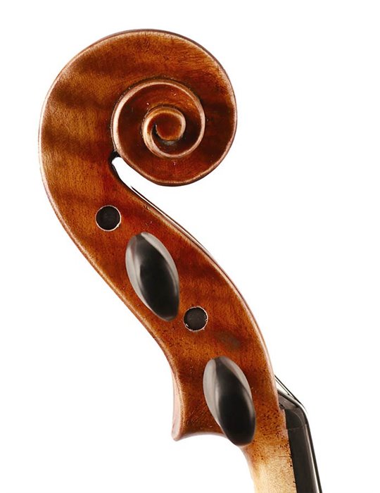 Viola Rudolph 15.5 arce flameado con estuche