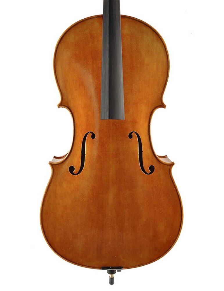 Chelo Rudolph 7/8 macizo acabado ámbar flameado