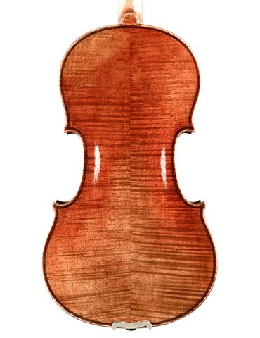 Violín Rudolph 3/4 arce flameado acabado antiguo 2
