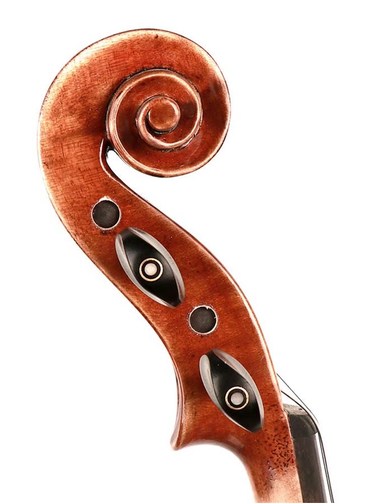 Violín Rudolph 3/4 arce flameado acabado antiguo