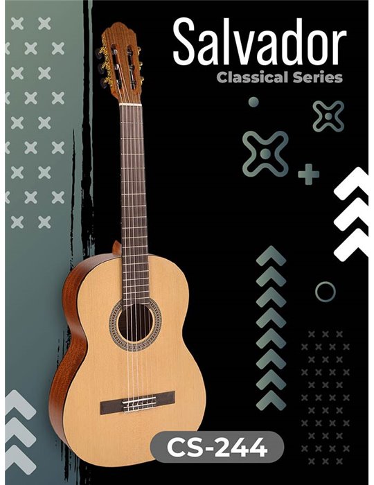 Guit. Salvador abeto/sapeli satinada