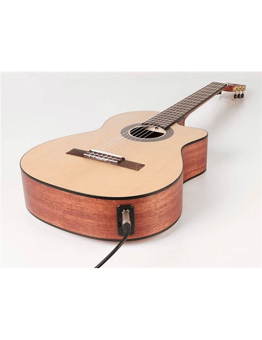 Guit. EC Salvador abeto/sapeli satinada