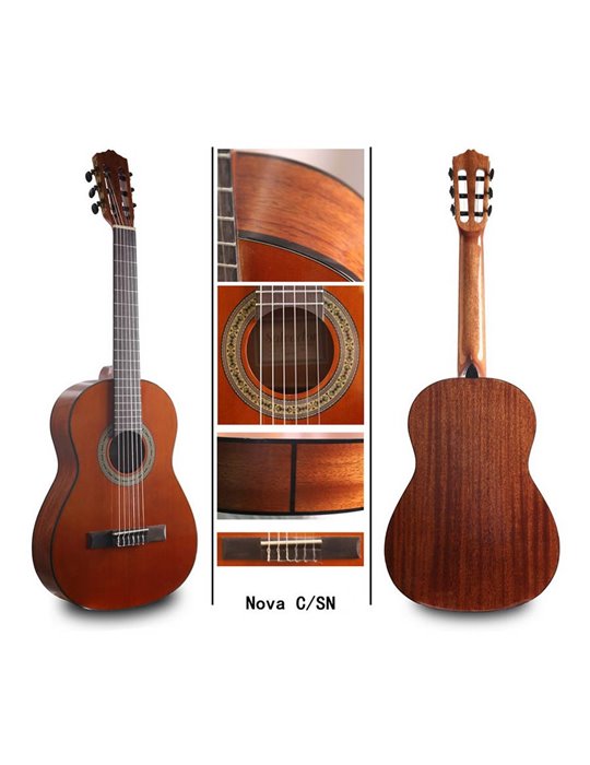 Guit. 7/8 Salvador abeto/sapeli brillo
