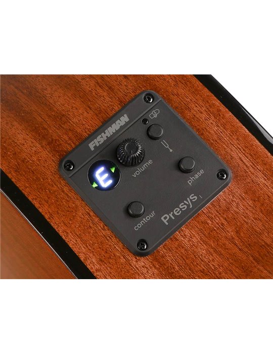 Guit. EC Salvador Cortez cedro macizo/sapeli