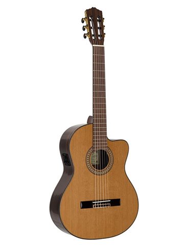Guit. EC Salvador Cortez cedro macizo/palisa. bri.