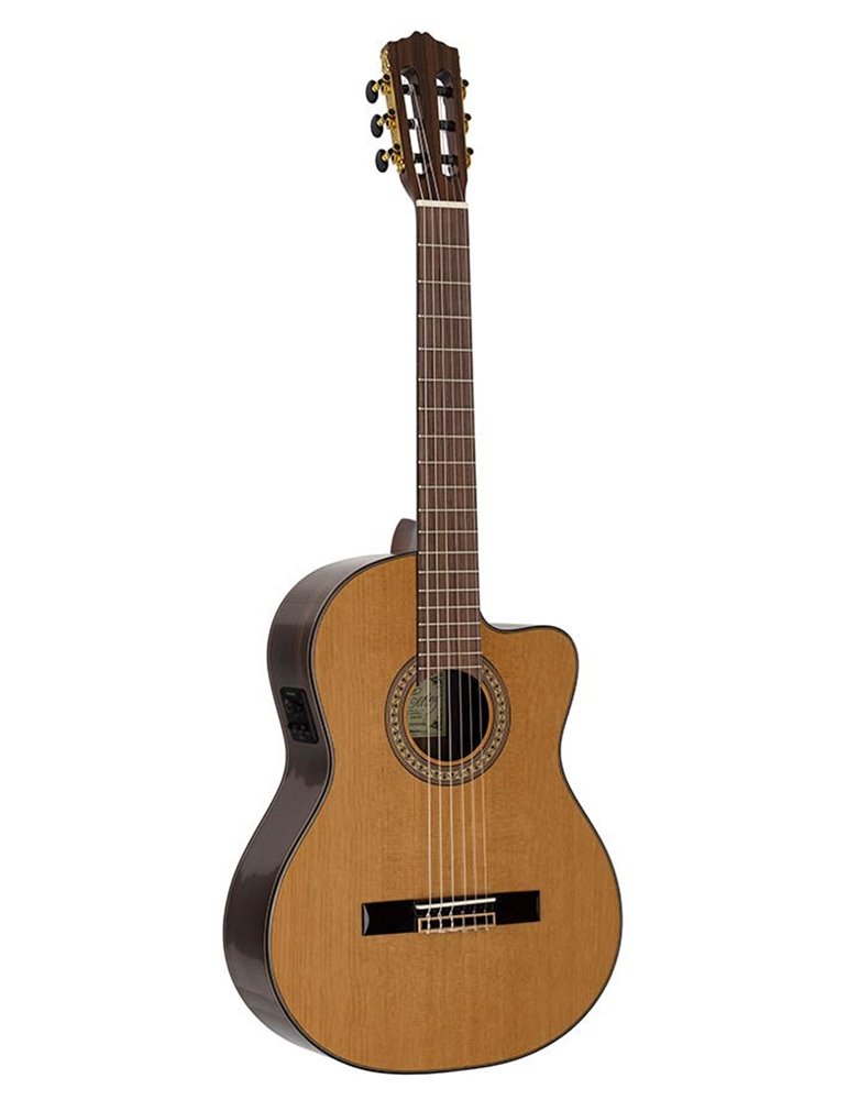 Guit. EC Salvador Cortez cedro macizo/palisa. bri.