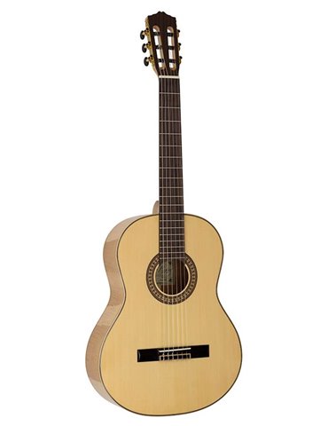 Guit. Salvador Cortez abeto macizo/arce flam. bri.