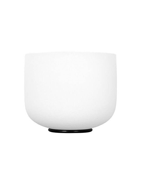 quartz crystal singing bowl 8 440Hz B, with malle"