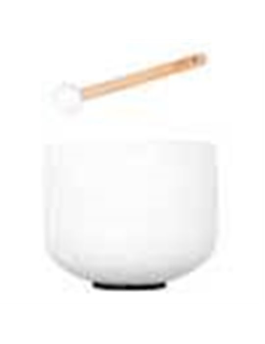 quartz crystal singing bowl 9 440Hz A, with malle"