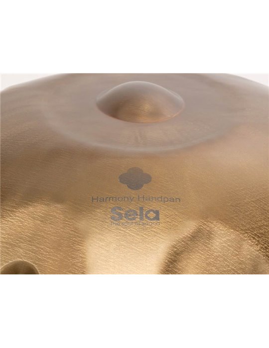 stainless steel handpan D Kurd 440 hz, with padded