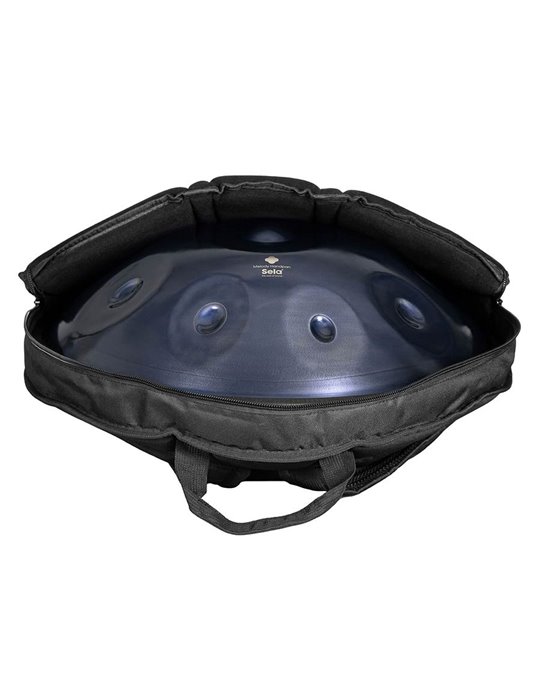 HANDPAN SELA DE ACERO EN D AMARA 440 HZ CON BOLSA ACOLCHADADA