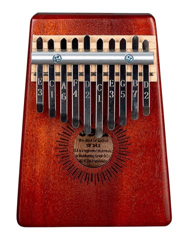 kalimba 'Mahogany 10' red 2