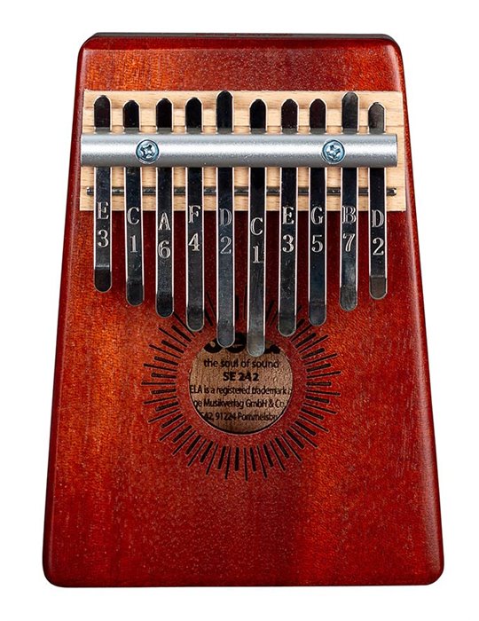 kalimba 'Mahogany 10' red
