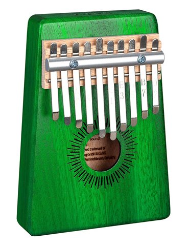 KALIMBA SELA DE CAOBA 10" VERDE