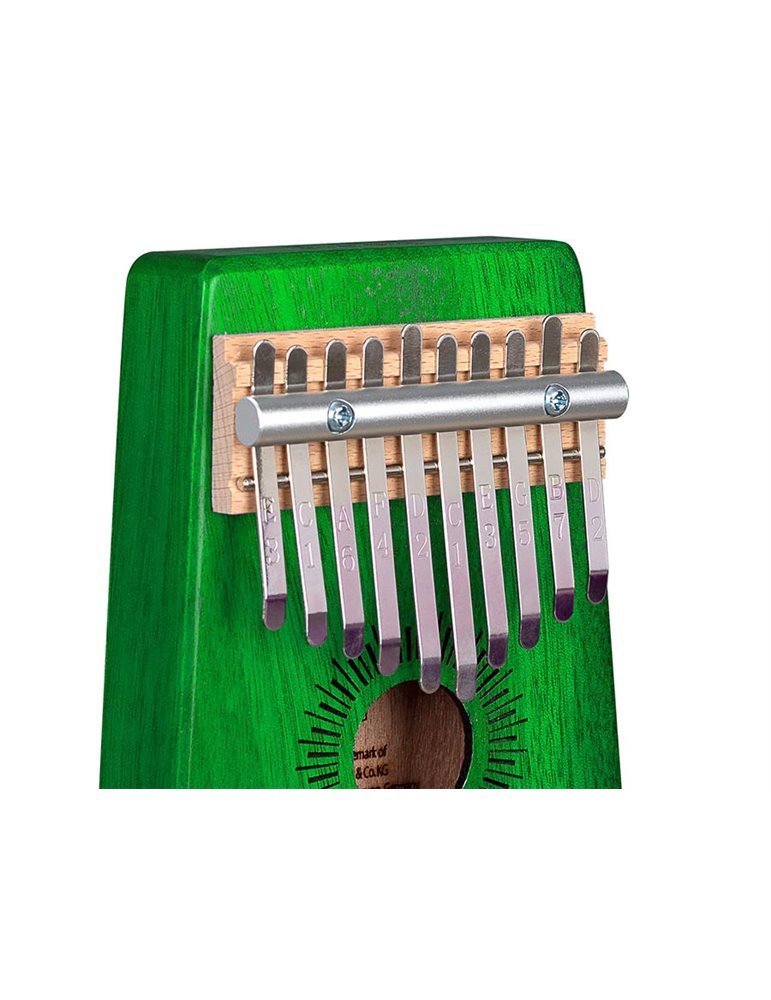 KALIMBA SELA DE CAOBA 10" VERDE