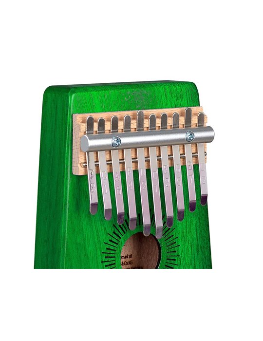 KALIMBA SELA DE CAOBA 10" VERDE