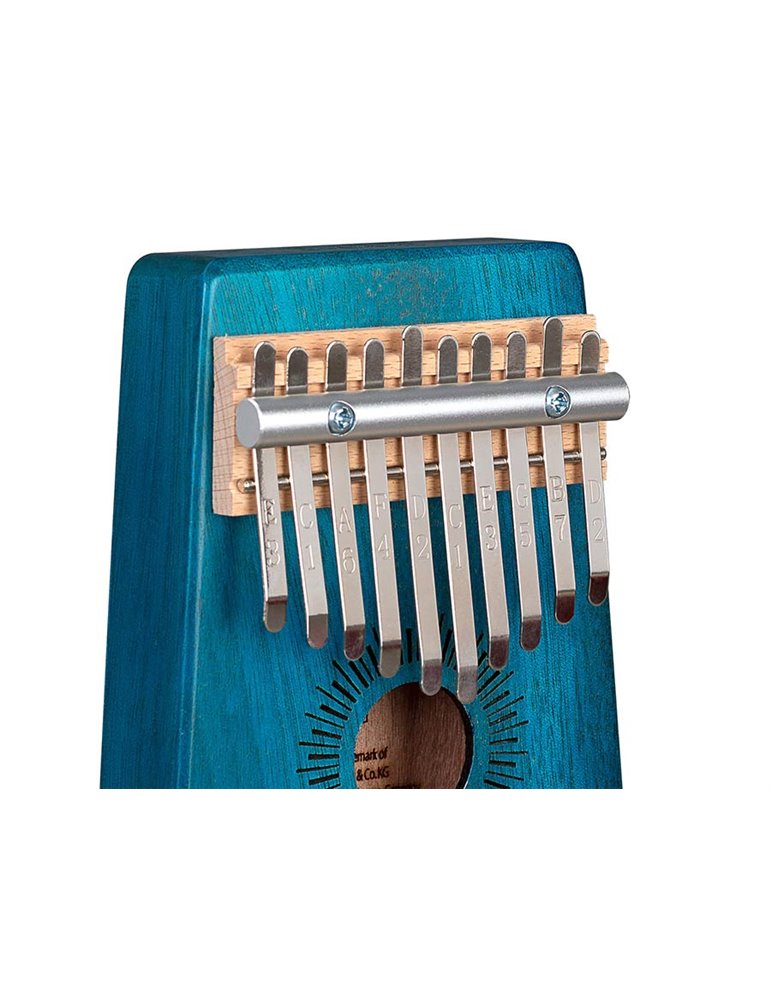 kalimba 'Mahogany 10' blue