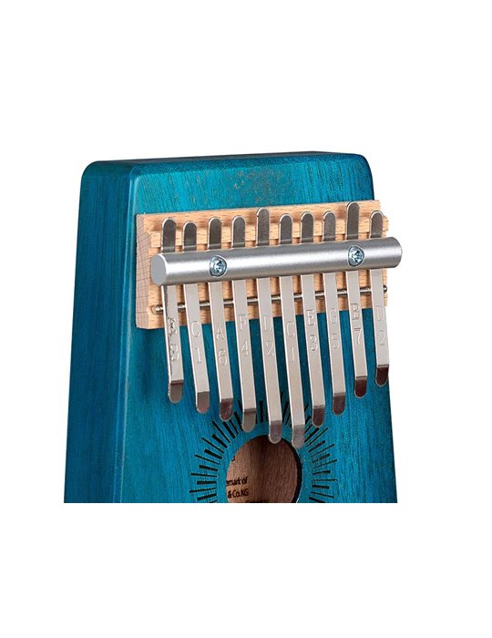 kalimba 'Mahogany 10' blue