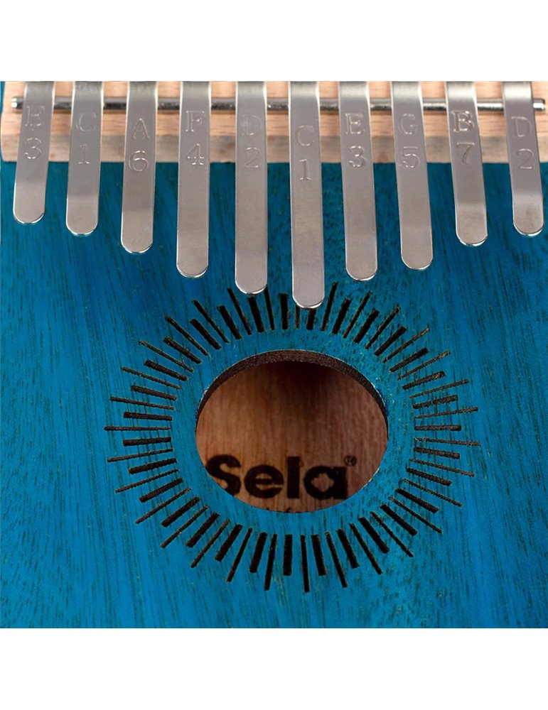 kalimba 'Mahogany 10' blue