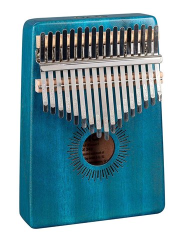 kalimba 'Mahogany 17' blue