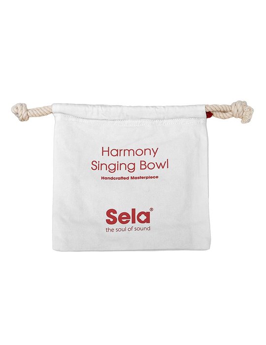 brass singing bowl 12cm, with mallet - felt ring -