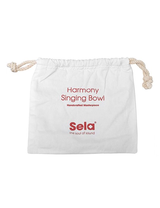 brass singing bowl 15cm, with mallet - felt ring -