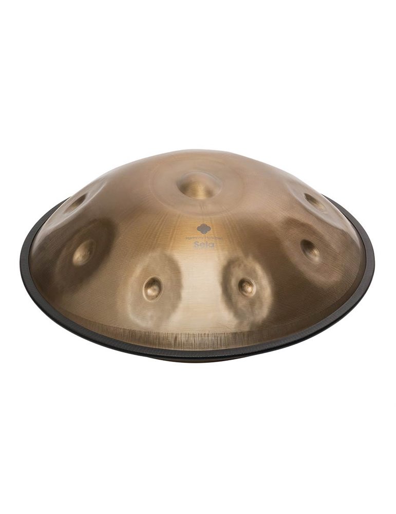 HANDPAN SELA DE ACERO INOXIDABLE Bb2 AMARA 440 HZ CON BOLSA ACOLCHADA