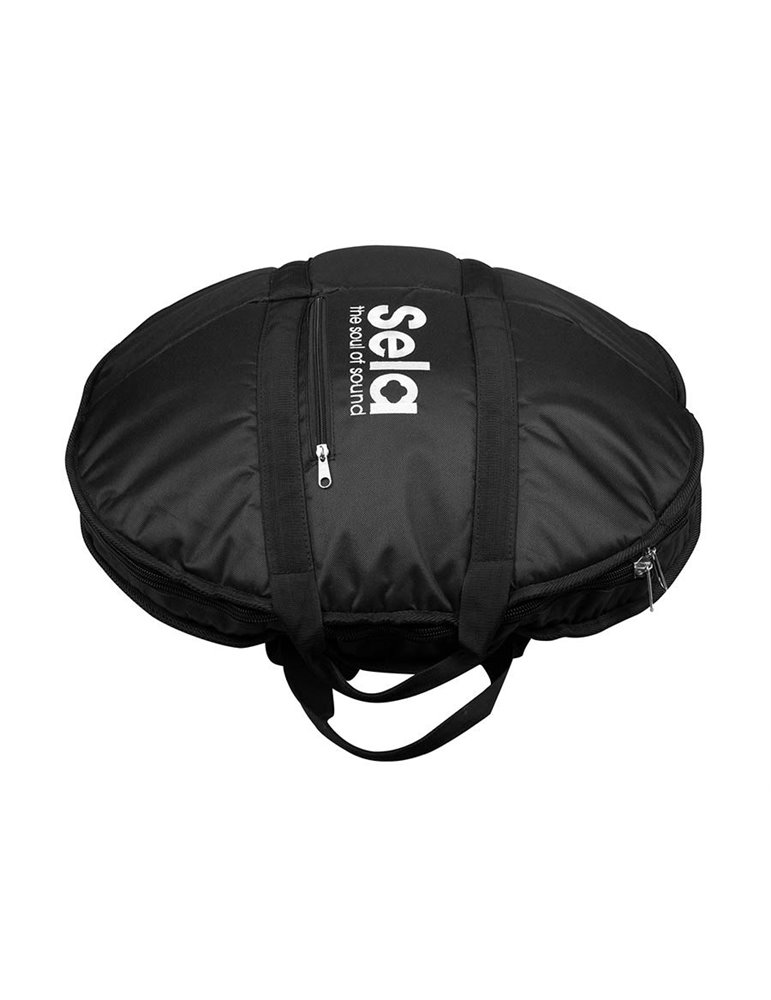 HANDPAN SELA DE ACERO INOXIDABLE Bb2 AMARA 440 HZ CON BOLSA ACOLCHADA