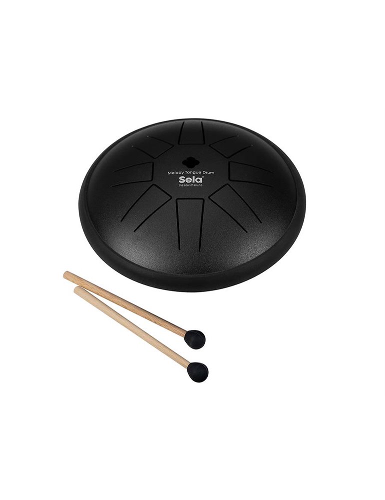 tongue drum 6, 8 tongues, C major, black"