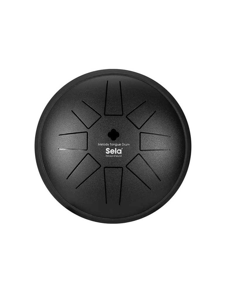 tongue drum 6, 8 tongues, C major, black"