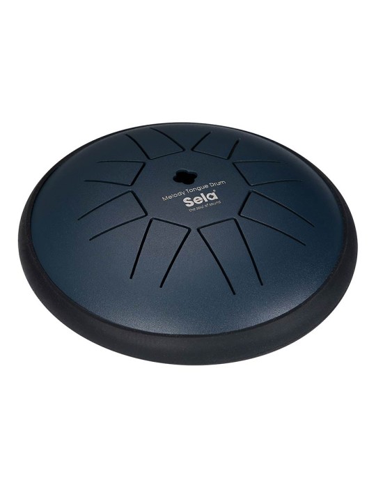 tongue drum 6, 8 tongues, D major, navy blue"