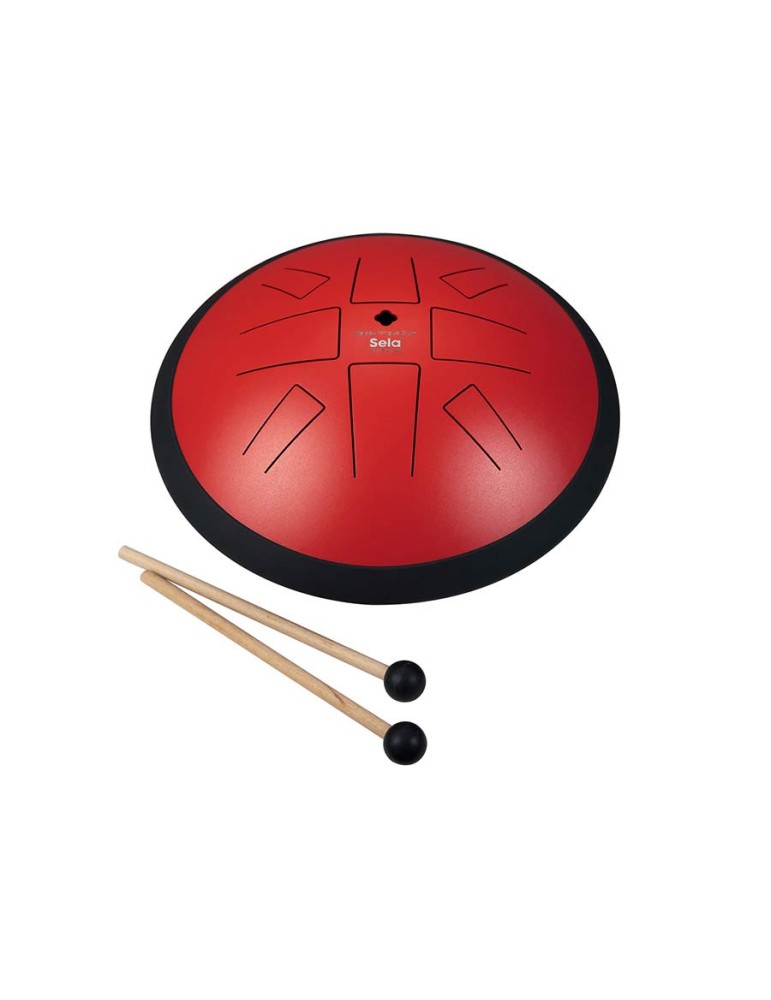 tongue drum 10, 8 tongues, C Pygmy, red"