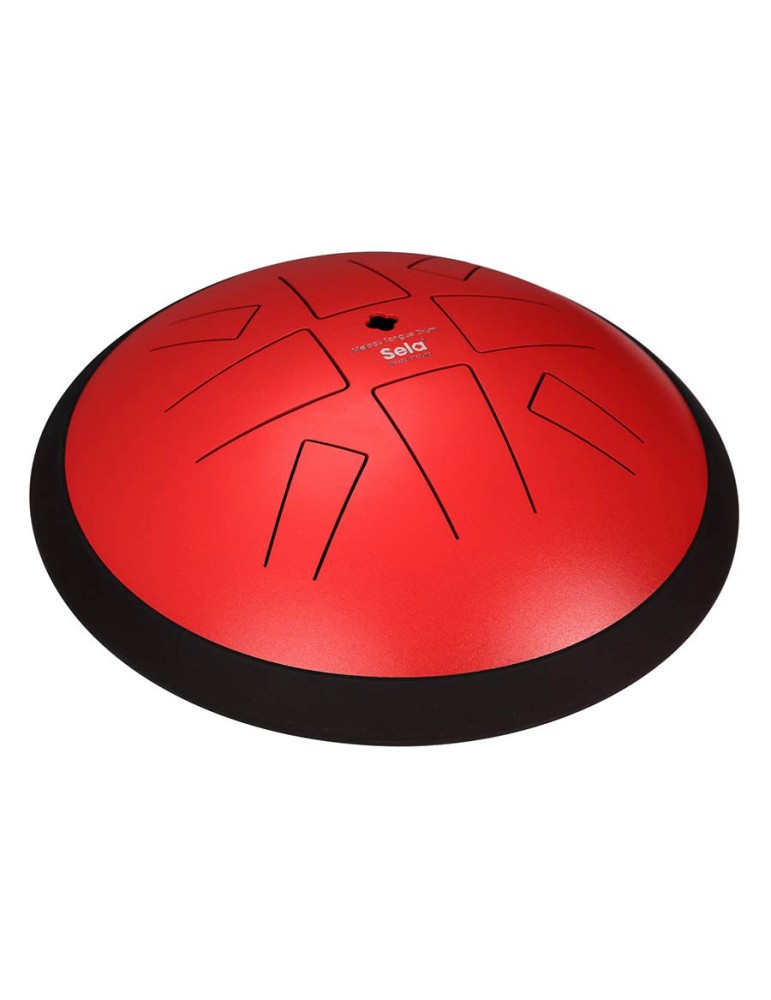 tongue drum 10, 8 tongues, C Pygmy, red"