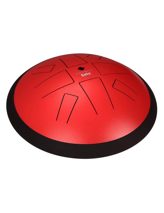 tongue drum 10, 8 tongues, C Pygmy, red"