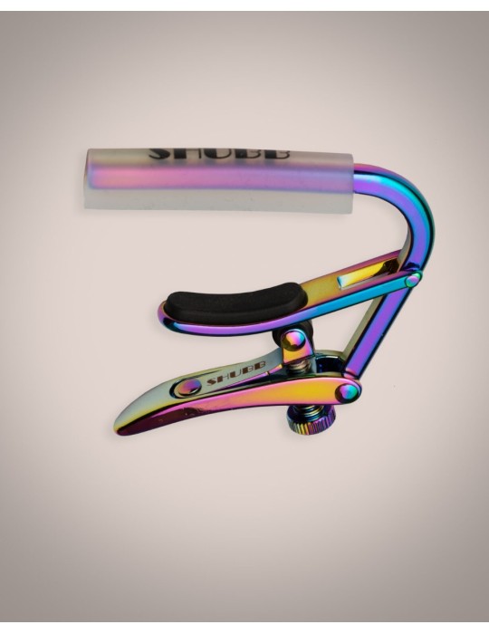 CEJILLA SHUBB CAPO ROYALE PARA ACÚSTICA y ELÉCTRICA PAUA PEARL