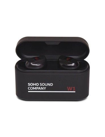 AURICULAR SOHO BLUETOOTH TWS CON BATERÍA EXT. NEGRO