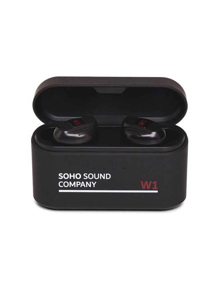 AURICULAR SOHO BLUETOOTH TWS CON BATERÍA EXT. NEGRO